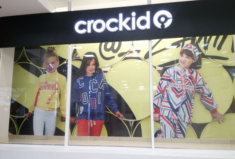 Оформление нового магазина «CROCKID» в ТВЦ «Каскад» 